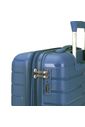 Mala de Viagem Grande 26 Chamonix Azul em polipropileno e com expansor Mala de Viagem Grande 26 Chamonix Azul em polipropileno e com expansor