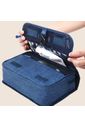 Necessaire de Viagem com Gancho Maloa Azul Escuro Necessaire de Viagem com Gancho Maloa Azul Escuro