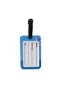 Tag Identificador de Bagagem para Malas de Viagem em ABS Stitch Love Azul