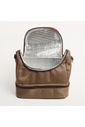 Bolsa Térmica Essencial Com 2 Compartimentos Marrom Bolsa Térmica Essencial Com 2 Compartimentos Marrom