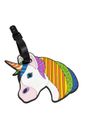 Tag Identificador de Bagagem para Malas de Viagem Emoji By Romero Unicornio