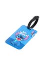 Tag Identificador de Bagagem para Malas de Viagem em ABS Stitch Love Azul