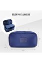 Bolsa Porta Lingerie Azul Bolsa Porta Lingerie Azul