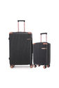 Kit Mala de Viagem Pequena de Bordo 10kg Croácia Preta e Mala Croácia Grande 32kg Preta Kit Mala de Viagem Pequena de Bordo 10kg Croácia Preta e Mala Croácia Grande 32kg Preta