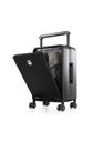 Mala de Viagem Pequena de Bordo 10 kg Policarbonato Chicago Maloa Preto Mala de Viagem Pequena de Bordo 10 kg Policarbonato Chicago Maloa Preto