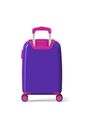 Mala de Viagem Pequena de Bordo Infantil em Policarbonato Barbie Violeta
