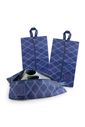 Bolsa Porta Sapato Listras Azul Bolsa Porta Sapato Listras Azul