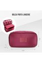 Bolsa Porta Lingerie Vinho