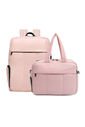 Kit Mochila e Bolsa Confort Bag Multifuncional Maloa Rose