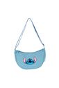 Bolsa Infantil Transversal Jeans Stitch Love Azul