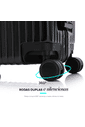 Mala de Viagem Grande 32 kg ABS Policarbonato Toronto Maloa Preto Mala de Viagem Grande 32 kg ABS Policarbonato Toronto Maloa Preto