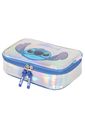 Estojo Escolar Infantil Holográfica Stitch Prata Estojo Escolar Infantil Holográfica Stitch Prata