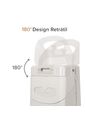 Mala de Viagem Pequena de Bordo 10 kg com Assento Infantil Policarbonato Grécia Maloa Branco Mala de Viagem Pequena de Bordo 10 kg com Assento Infantil Policarbonato Grécia Maloa Branco