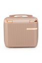 Kit de Malas de Viagem 3 Peças e Frasqueira Croacia Maloa Rose Kit de Malas de Viagem 3 Peças e Frasqueira Croacia Maloa Rose