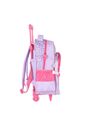Mochila com Rodinhas Escolar Infantil Barbie Pink