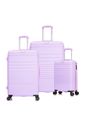 Kit de Malas de Viagem 3 Peças com Expansor M/G Maldivas Lilas
