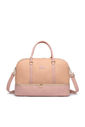 Bolsa de Viagem em Lona com Couro Sintético Urban Maloa Rosa