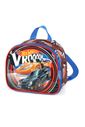 Kit Bolsa Escolar Infantil e Lancheira Hot Whells Vermelho
