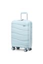 Kit de Malas de Viagem 3 Peças e Frasqueira em Polipropileno Ibiza Maloa Azul Kit de Malas de Viagem 3 Peças e Frasqueira em Polipropileno Ibiza Maloa Azul