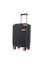 Kit Mala de Viagem Pequena de Bordo 10kg Croácia Preta e Mala Croácia Grande 32kg Preta Kit Mala de Viagem Pequena de Bordo 10kg Croácia Preta e Mala Croácia Grande 32kg Preta