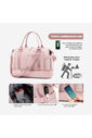Bolsa de Viagem Multifuncional com USB Traveller Rosa Bolsa de Viagem Multifuncional com USB Traveller Rosa