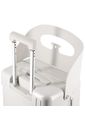Mala de Viagem Pequena de Bordo 10 kg com Assento Infantil Policarbonato Grécia Maloa Branco Mala de Viagem Pequena de Bordo 10 kg com Assento Infantil Policarbonato Grécia Maloa Branco