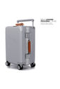 Kit de Malas de Viagem 10kg e Media 23kg em Policarbonato Tóquio Maloa Prata Kit de Malas de Viagem 10kg e Media 23kg em Policarbonato Tóquio Maloa Prata
