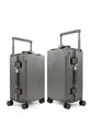 Kit de Malas de Viagem 10kg e Media 23kg em Policarbonato Tóquio Maloa Chumbo