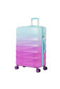 Mala De Viagem Grande 32kg Gradiente Colors Policarbonato Com ABS Azul com Rosa Mala De Viagem Grande 32kg Gradiente Colors Policarbonato Com ABS Azul com Rosa