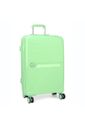 Kit Mala de Viagem 3 Peças em Polipropeleno Granada Verde com Expansor Kit Mala de Viagem 3 Peças em Polipropeleno Granada Verde com Expansor