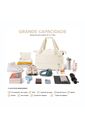 Kit Completo Brasil Branco, Kit Frasco 7 Pecas, Bolsa Journey e Kit Organizador Colorful Life Kit Completo Brasil Branco, Kit Frasco 7 Pecas, Bolsa Journey e Kit Organizador Colorful Life