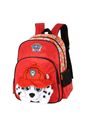 Mochila Escolar Infantil Patrulha Canina Marshall Vermelho