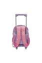Kit Mochila Escolar Infantil com Estojo e Lancheira Arco Iris Rosa