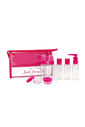 Kit de Frascos para Viagem de 10 Peças Pink
