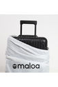 Mala de Viagem Pequena de Bordo 10 kg em Aluminio Dubai Maloa Preto
