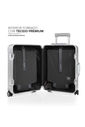 Kit Malas de Bordo 10kg Dubai Maloa Prata e Preto em Alumínio Kit Malas de Bordo 10kg Dubai Maloa Prata e Preto em Alumínio