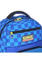 Mochila Escolar Juvenil Notebook Sonic Azul