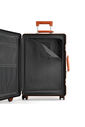 Kit  Malas de Bordo 10kg Vienna Marrom e Capri Preto em Policarbonato com Tags de Identificação Premium