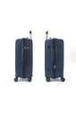 Kit Mala de Viagem 3 Peças em Polipropeleno Granada Marinho com Expansor Kit Mala de Viagem 3 Peças em Polipropeleno Granada Marinho com Expansor