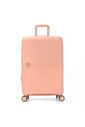 Mala De Viagem Media 23kg em Polipropeleno Granada Salmão com Expansor
