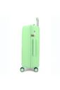 Mala De Viagem Media 23kg em Polipropeleno Granada verde com Expansor