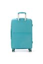 Mala De Viagem Grande 32kg em Polipropeleno Granada Verde Acqua com Expansor Mala De Viagem Grande 32kg em Polipropeleno Granada Verde Acqua com Expansor
