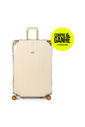 Compre Mala de Viagem Toronto Grande 32kg Bege e Ganhe 1 Capa Transparente