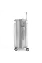 Kit Mala de Viagem Pequena de Bordo 10kg Brasil Prata e Mala Brasil Grande 32kg Prata Kit Mala de Viagem Pequena de Bordo 10kg Brasil Prata e Mala Brasil Grande 32kg Prata