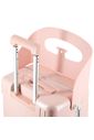 Kit Mala de Assento Grécia Media 23 kg Rosa, Bolsa Confort e Tag Good Travel Rosa