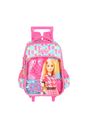 Kit Mochila Escolar Infantil com Estojo e Lancheira Barbie Violeta
