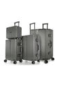 Kit de Viagem com 4 Peças Policarbonato ABS Noruega Maloa Chumbo