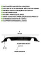 Spoiler Difusor Traseiro Volkswagen Polo 2018 a 2026 Spoiler Difusor Traseiro Volkswagen Polo 2018 a 2026