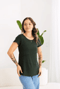 Blusa Bata Gestante com Abertura para Amamentação