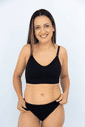 Calcinha Pós Parto Tanga Sem Costura Leve Compressão Zee Rucci - Preta Calcinha Pós Parto Tanga Sem Costura Leve Compressão Zee Rucci - Preta
